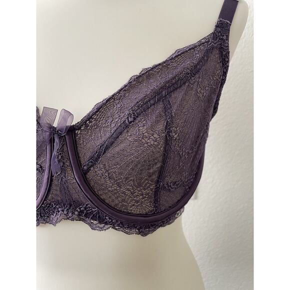 Adore Me Hannalee Lingerie Bra Full Coverage Lace - Picture 3 of 10